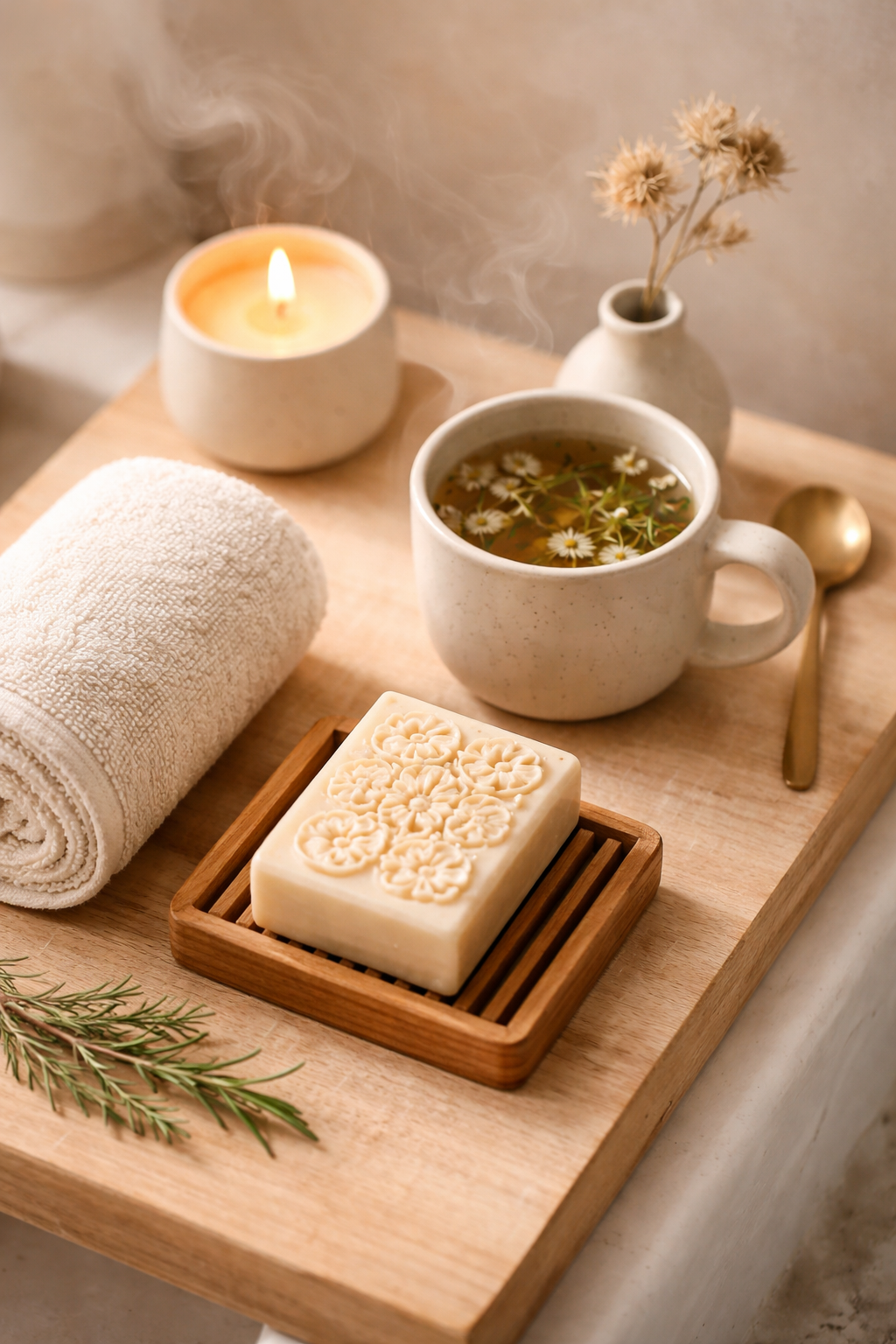 Sabonetes artesanais AVA Essenzia com ingredientes naturais